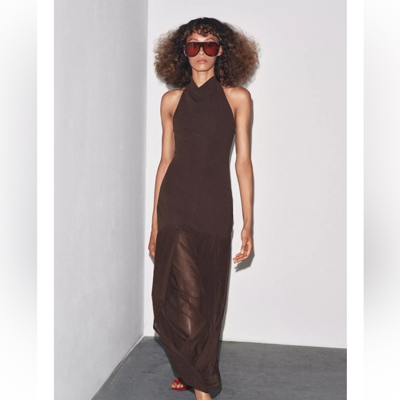 Zara Dresses & Skirts - Zara NWT combination halter dress 1198/453